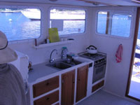 38' Young Brothers Yacht Interior