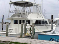 45' Young Brothers Yacht at dock
